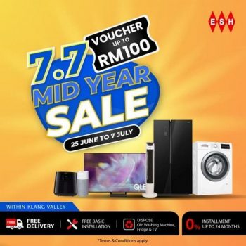 ESH-Electrical-7.7-Mid-Year-Sale-350x350 - Electronics & Computers Home Appliances Johor Kedah Kelantan Kitchen Appliances Kuala Lumpur Malaysia Sales Melaka Negeri Sembilan Online Store Pahang Penang Perak Perlis Putrajaya Sabah Sarawak Selangor Terengganu 