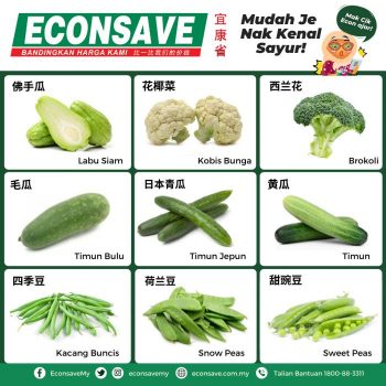 Econsave-Mudah-Je-Nak-Kenal-Sayur-3-350x350 - Johor Kedah Kelantan Kuala Lumpur Melaka Negeri Sembilan Pahang Penang Perak Perlis Promotions & Freebies Putrajaya Sabah Sarawak Selangor Supermarket & Hypermarket Terengganu 