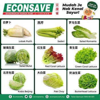 Econsave-Mudah-Je-Nak-Kenal-Sayur-4-350x350 - Johor Kedah Kelantan Kuala Lumpur Melaka Negeri Sembilan Pahang Penang Perak Perlis Promotions & Freebies Putrajaya Sabah Sarawak Selangor Supermarket & Hypermarket Terengganu 