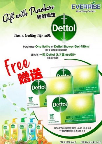 Everrise-Dettol-Promo-350x495 - Promotions & Freebies Sarawak Supermarket & Hypermarket 