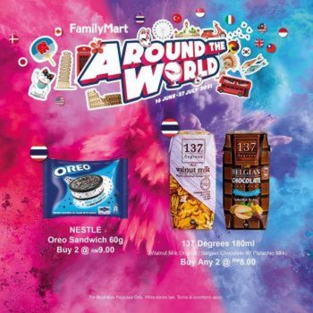 FamilyMart-Around-The-World-FB-Promos-350x350 - Johor Kedah Kelantan Kuala Lumpur Melaka Negeri Sembilan Online Store Pahang Penang Perak Perlis Promotions & Freebies Putrajaya Sabah Sarawak Selangor Supermarket & Hypermarket Terengganu 