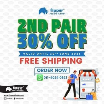 Fipper-2nd-Pair-30-off-Promo-350x350 - Fashion Accessories Fashion Lifestyle & Department Store Footwear Johor Kedah Kelantan Kuala Lumpur Melaka Negeri Sembilan Online Store Pahang Penang Perak Perlis Promotions & Freebies Putrajaya Sabah Sarawak Selangor Terengganu 