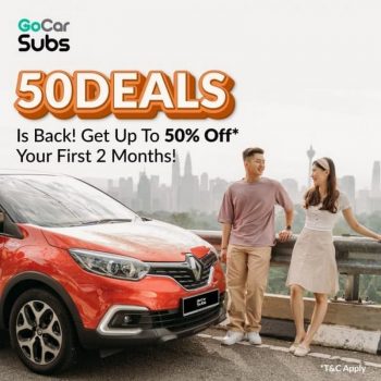 GoCar-50-off-Deal-1-350x350 - Events & Fairs Johor Kedah Kelantan Kuala Lumpur Location Melaka Negeri Sembilan Online Store Others Pahang Penang Perak Perlis Promotions & Freebies Putrajaya Sabah Sarawak Selangor Terengganu 