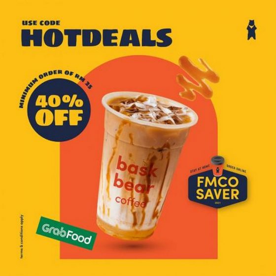 21 Jun 2021 Onward GrabFood Bask Bear Coffee Promo