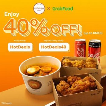 GrabFood-Kyochon-40-off-Promo-350x350 - Beverages Food , Restaurant & Pub Johor Kedah Kelantan Kuala Lumpur Melaka Negeri Sembilan Online Store Pahang Penang Perak Perlis Promotions & Freebies Putrajaya Sabah Sarawak Selangor Terengganu 
