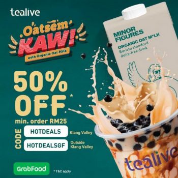 GrabFood-Tealive-Hot-Deals-Promo-350x350 - Beverages Food , Restaurant & Pub Johor Kedah Kelantan Kuala Lumpur Melaka Negeri Sembilan Online Store Pahang Penang Perak Perlis Promotions & Freebies Putrajaya Sabah Sarawak Selangor Terengganu 