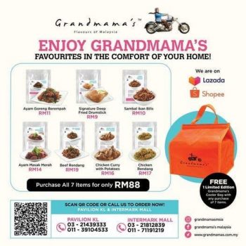 Grandmamas-Free-Cooler-Bag-Promo-350x350 - Beverages Food , Restaurant & Pub Johor Kedah Kelantan Kuala Lumpur Melaka Negeri Sembilan Online Store Pahang Penang Perak Perlis Promotions & Freebies Putrajaya Sabah Sarawak Selangor Terengganu 