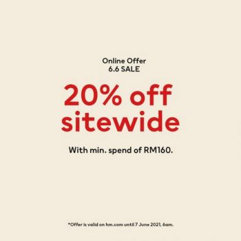 HM-Online-6.6-Sale-350x350 Now till 7 Jun 2021: H&M Online 6.6 Sale