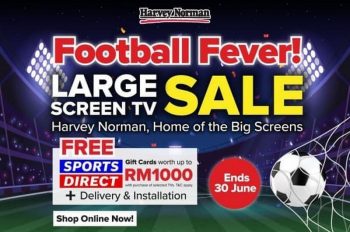 Harvey-Norman-Large-Screen-TV-Sale-350x232 - Electronics & Computers Home Appliances Johor Kedah Kelantan Kuala Lumpur Malaysia Sales Melaka Negeri Sembilan Pahang Penang Perak Perlis Putrajaya Sabah Sarawak Selangor Terengganu 