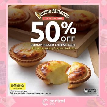 Hokkaido-Baked-Cheese-Tart-Durian-Madness-Promo-350x350 - Beverages Food , Restaurant & Pub Johor Kedah Kelantan Kuala Lumpur Melaka Negeri Sembilan Pahang Penang Perak Perlis Promotions & Freebies Putrajaya Sabah Sarawak Selangor Terengganu 