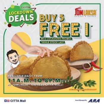 Jom-Laksa-Lockdown-Deals-at-CITTA-Mall-350x350 - Beverages Food , Restaurant & Pub Promotions & Freebies Selangor 