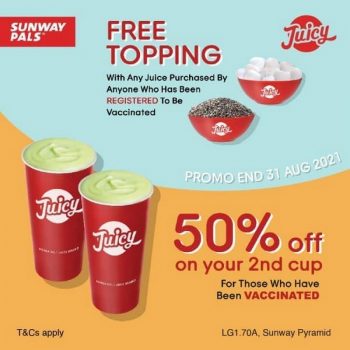 Juicy-50-off-Promo-with-Sunway-Pals-350x350 - Beverages Food , Restaurant & Pub Promotions & Freebies Selangor 