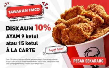KFC-FMCO-10-Discount-Promotion-350x219 - Beverages Food , Restaurant & Pub Johor Kedah Kelantan Kuala Lumpur Melaka Negeri Sembilan Online Store Pahang Penang Perak Perlis Promotions & Freebies Putrajaya Sabah Sarawak Selangor Terengganu 