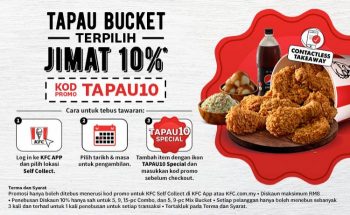 KFC-Tapau-Bucket-10-off-Promotion-1-350x215 - Beverages Food , Restaurant & Pub Johor Kedah Kelantan Kuala Lumpur Melaka Negeri Sembilan Online Store Pahang Penang Perak Perlis Promotions & Freebies Putrajaya Sabah Sarawak Selangor Terengganu 