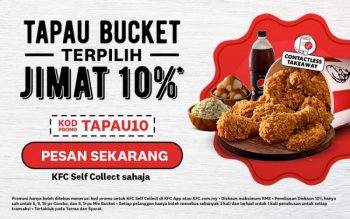 KFC-Tapau-Bucket-10-off-Promotion-350x219 - Beverages Food , Restaurant & Pub Johor Kedah Kelantan Kuala Lumpur Melaka Negeri Sembilan Online Store Pahang Penang Perak Perlis Promotions & Freebies Putrajaya Sabah Sarawak Selangor Terengganu 