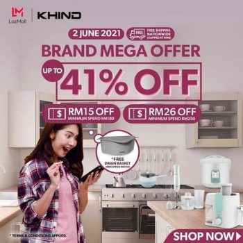 Khind-Brand-Mega-Offer-at-Lazada-350x350 - Electronics & Computers Home Appliances Johor Kedah Kelantan Kitchen Appliances Kuala Lumpur Melaka Negeri Sembilan Pahang Penang Perak Perlis Promotions & Freebies Putrajaya Sabah Sarawak Selangor Terengganu 