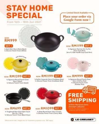 Le-Creuset-Stay-Home-Special-350x438 - Home & Garden & Tools Johor Kedah Kelantan Kitchenware Kuala Lumpur Melaka Negeri Sembilan Online Store Pahang Penang Perak Perlis Promotions & Freebies Putrajaya Sabah Sarawak Selangor Terengganu 