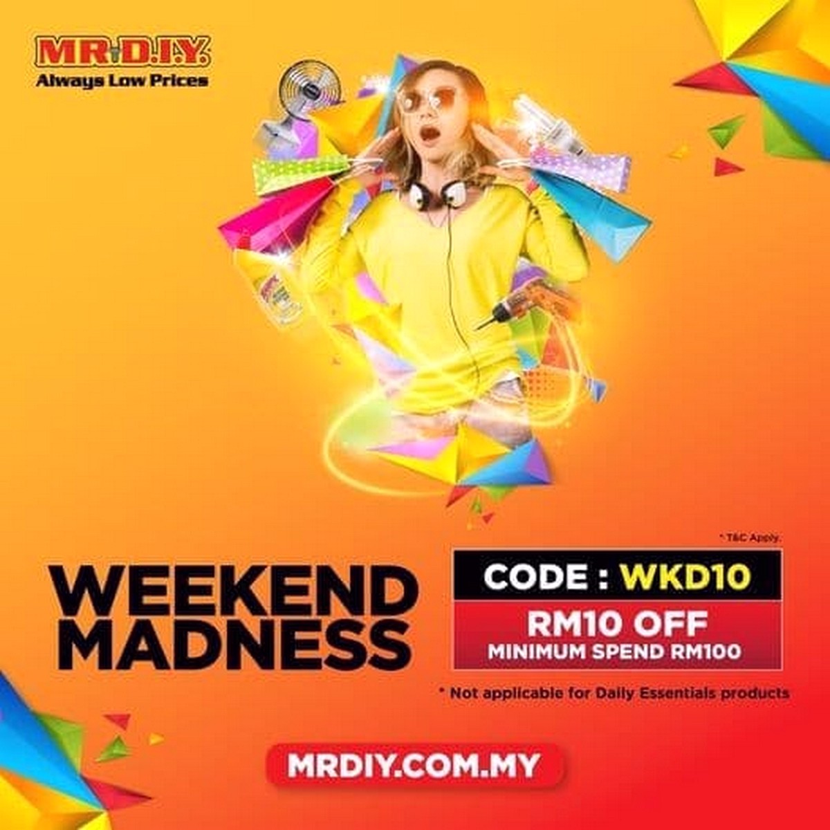 MR-DIY-Promo-Code-RM10-Discounts-2021-Promotion-Offers-Malaysia-Warehouse-Sale-Clearance - Home & Garden & Tools Johor Kedah Kelantan Kuala Lumpur Melaka Negeri Sembilan Online Store Others Pahang Penang Perak Perlis Promotions & Freebies Putrajaya Sabah Safety Tools & DIY Tools Sarawak Selangor Terengganu 