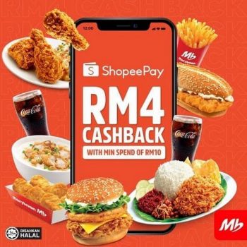 Marrybrown-Cashback-Promo-with-ShopeePay-350x350 - Beverages Food , Restaurant & Pub Johor Kedah Kelantan Kuala Lumpur Melaka Negeri Sembilan Pahang Penang Perak Perlis Promotions & Freebies Putrajaya Sabah Sarawak Selangor Terengganu 