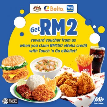 Marrybrown-eBelia-Promo-with-TnG-350x350 - Beverages Food , Restaurant & Pub Johor Kedah Kelantan Kuala Lumpur Melaka Negeri Sembilan Pahang Penang Perak Perlis Promotions & Freebies Putrajaya Sabah Sarawak Selangor Terengganu 