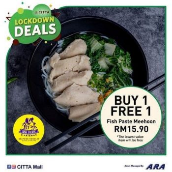 Mr-Fish-Friends-Lockdown-Deals-at-CITTA-Mall-350x350 - Beverages Food , Restaurant & Pub Promotions & Freebies Selangor 