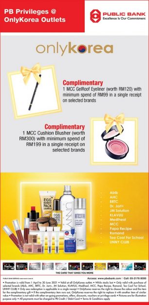 OnlyKorea-Special-Deal-with-Public-Bank-Privileges-306x625 - Bank & Finance Beauty & Health Cosmetics Kuala Lumpur Personal Care Promotions & Freebies Public Bank Selangor Skincare 