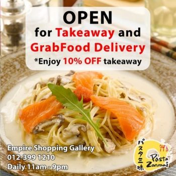 Pasta-Zanmai-10-off-Takeaway-Promo-350x350 - Beverages Food , Restaurant & Pub Promotions & Freebies Selangor 