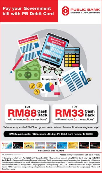 Public-Bank-Government-Related-Transaction-Cashback-350x593 - Bank & Finance Johor Kedah Kelantan Kuala Lumpur Melaka Negeri Sembilan Online Store Pahang Penang Perak Perlis Promotions & Freebies Public Bank Putrajaya Sabah Sarawak Selangor Terengganu 