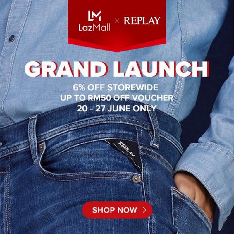 20-27 Jun 2021: Replay Jeans Grand Launch Sale Lazada - EverydayOnSales.com