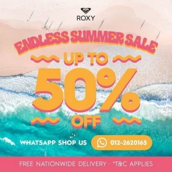 Roxy-Endless-Summer-Sale-350x350 - Fashion Accessories Fashion Lifestyle & Department Store Footwear Johor Kedah Kelantan Kuala Lumpur Malaysia Sales Melaka Negeri Sembilan Online Store Pahang Penang Perak Perlis Putrajaya Sabah Sarawak Selangor Terengganu 