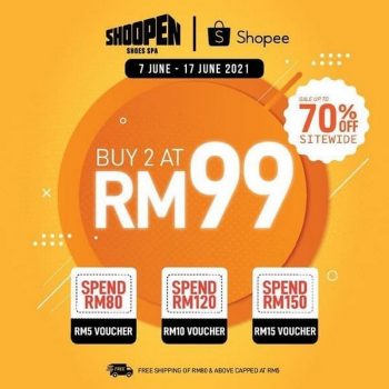 SHOOPEN-70-off-Sale-on-Shopee-350x350 - Fashion Accessories Fashion Lifestyle & Department Store Footwear Johor Kedah Kelantan Kuala Lumpur Melaka Negeri Sembilan Online Store Pahang Penang Perak Perlis Putrajaya Sabah Sarawak Selangor Terengganu Warehouse Sale & Clearance in Malaysia 