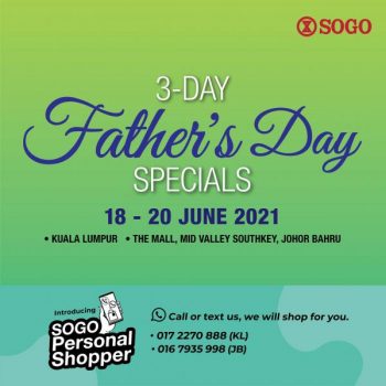 SOGO-3-Days-Fathers-Day-Promotion-350x350 - Johor Kuala Lumpur Promotions & Freebies Selangor Supermarket & Hypermarket 