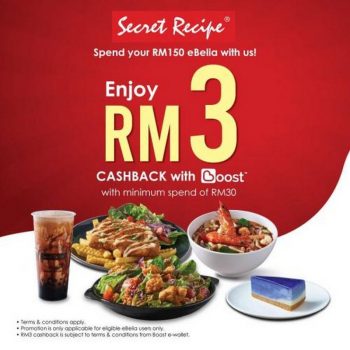 Secret-Recipe-Cashback-Promotion-with-Boost-ShopeePay-Touch-n-Go-350x350 - Beverages Cake Food , Restaurant & Pub Johor Kedah Kelantan Kuala Lumpur Melaka Negeri Sembilan Pahang Penang Perak Perlis Promotions & Freebies Putrajaya Sabah Sarawak Selangor Terengganu 