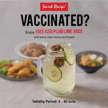 Secret-Recipe-Get-Vaccinated-Free-Iced-Plum-Lime-Juice-Promotion-350x350 - Beverages Food , Restaurant & Pub Johor Kedah Kelantan Kuala Lumpur Melaka Negeri Sembilan Pahang Penang Perak Perlis Promotions & Freebies Putrajaya Sabah Sarawak Selangor Terengganu 