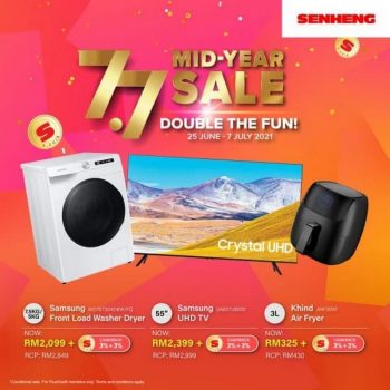 Senheng-7.7-Mid-Year-Sale-350x350 - Electronics & Computers Home Appliances Johor Kedah Kelantan Kitchen Appliances Kuala Lumpur Malaysia Sales Melaka Negeri Sembilan Online Store Pahang Penang Perak Perlis Putrajaya Sabah Sarawak Selangor Terengganu 