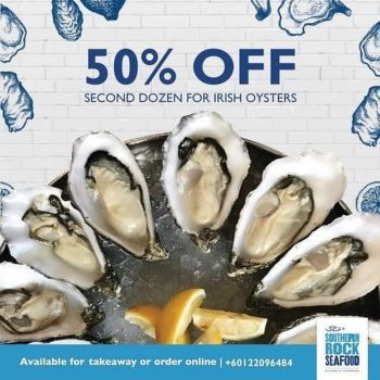 Southern-Rock-Seafood-50-off-Promo-350x350 - Beverages Food , Restaurant & Pub Johor Kedah Kelantan Kuala Lumpur Melaka Negeri Sembilan Online Store Pahang Penang Perak Perlis Promotions & Freebies Putrajaya Sabah Sarawak Selangor Terengganu 