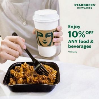 Starbucks-Food-and-Beverages-10-OFF-Promotion-350x350 - Beverages Food , Restaurant & Pub Johor Kedah Kelantan Kuala Lumpur Melaka Negeri Sembilan Pahang Penang Perak Perlis Promotions & Freebies Putrajaya Sabah Sarawak Selangor Terengganu 
