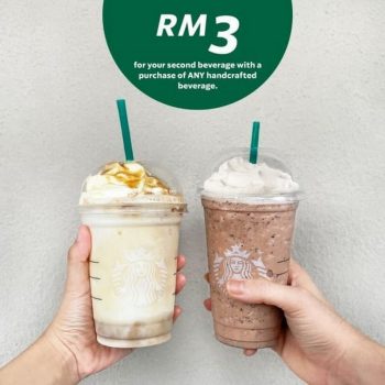 Starbucks-Second-Handcrafted-Beverage-Promo-350x350 - Beverages Food , Restaurant & Pub Johor Kedah Kelantan Kuala Lumpur Melaka Negeri Sembilan Pahang Penang Perak Perlis Promotions & Freebies Putrajaya Sabah Sarawak Selangor Terengganu 