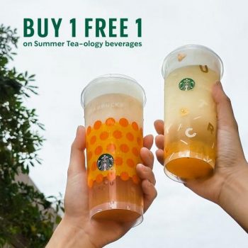 Starbucks-Summer-Tea-ology-Buy-1-Free-1-Promotion-1-350x350 - Beverages Food , Restaurant & Pub Johor Kedah Kelantan Kuala Lumpur Melaka Negeri Sembilan Pahang Penang Perak Perlis Promotions & Freebies Putrajaya Sabah Sarawak Selangor Terengganu 