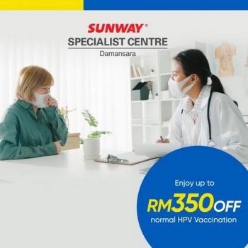 Sunway-Specialist-Centre-Damansara-Normal-HPV-Vaccination-Promotion-with-Touch-n-Go-350x350 - Beauty & Health Health Supplements Promotions & Freebies Selangor 