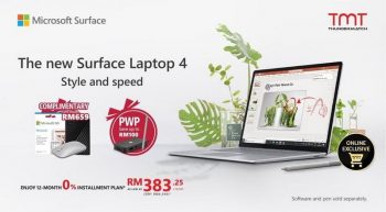 TMT-Surface-Laptop-4-350x193 - Electronics & Computers IT Gadgets Accessories Johor Kedah Kelantan Kuala Lumpur Laptop Melaka Negeri Sembilan Online Store Pahang Penang Perak Perlis Promotions & Freebies Putrajaya Sabah Sarawak Selangor Terengganu 