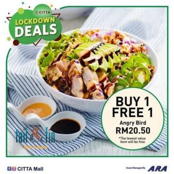 Tail-Fin-Lockdown-Deal-at-CITTA-Mall-350x350 - Beverages Food , Restaurant & Pub Promotions & Freebies Selangor 