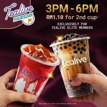 Tealive-Thursday-Promotion-350x350 - Beverages Food , Restaurant & Pub Johor Kedah Kelantan Kuala Lumpur Melaka Negeri Sembilan Pahang Penang Perak Perlis Promotions & Freebies Putrajaya Sabah Sarawak Selangor Terengganu 