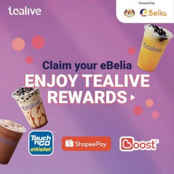 Tealive-eBelia-Promotion-with-Touch-n-Go-eWallet-ShopeePay-Boost-350x350 - Beverages Food , Restaurant & Pub Johor Kedah Kelantan Kuala Lumpur Melaka Negeri Sembilan Online Store Pahang Penang Perak Perlis Promotions & Freebies Putrajaya Sabah Sarawak Selangor Terengganu 