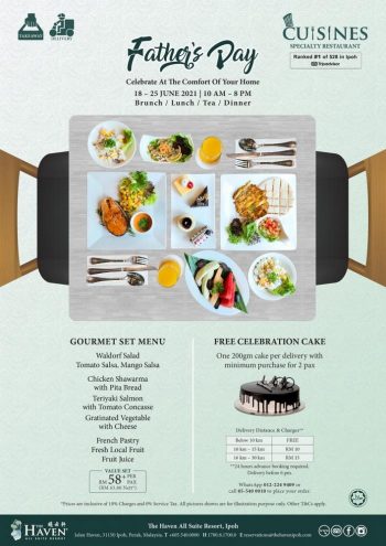 The-Haven-All-Suite-Resort-Ipoh-Fathers-Day-Meal-Promotion-350x495 - Beverages Food , Restaurant & Pub Hotels Perak Promotions & Freebies Sports,Leisure & Travel 
