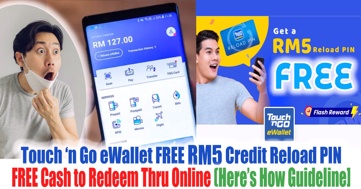 Touch-n-Go-eWallet-gives-away-RM1-and-RM5-Reload-Pins-for-free-Cash-Credit-Malaysia-2021-Warehouse-Sale-Clearance - eWallet & Digital Currency Johor Kedah Kelantan Kuala Lumpur Location Melaka Nationwide Negeri Sembilan Online Store Pahang Penang Perak Perlis Promotions & Freebies Putrajaya Sabah Sarawak Selangor Terengganu 