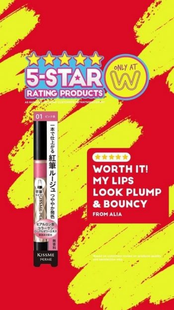 Watsons-Customers-Favourite-Lip-Color-350x623 - Beauty & Health Cosmetics Johor Kedah Kelantan Kuala Lumpur Melaka Negeri Sembilan Online Store Pahang Penang Perak Perlis Promotions & Freebies Putrajaya Sabah Sarawak Selangor Terengganu 