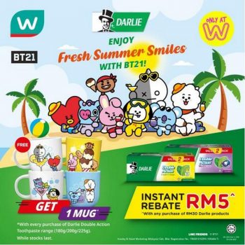 Watsons-Darlie-Promotion-FREE-BT21-Collectibles-Mugs-350x350 - Beauty & Health Johor Kedah Kelantan Kuala Lumpur Melaka Negeri Sembilan Pahang Penang Perak Perlis Personal Care Promotions & Freebies Putrajaya Sabah Sarawak Selangor Terengganu 