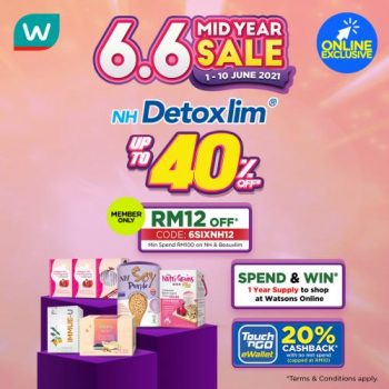 Watsons-Online-6.6-Mid-Year-Sale-3-350x350 - Beauty & Health Health Supplements Johor Kedah Kelantan Kuala Lumpur Malaysia Sales Melaka Negeri Sembilan Online Store Pahang Penang Perak Perlis Personal Care Putrajaya Sabah Sarawak Selangor Terengganu 