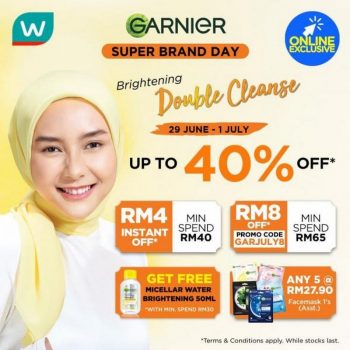 Watsons-Online-Garnier-Super-Brand-Day-Sale-350x350 - Beauty & Health Cosmetics Health Supplements Johor Kedah Kelantan Kuala Lumpur Malaysia Sales Melaka Negeri Sembilan Online Store Pahang Penang Perak Perlis Personal Care Putrajaya Sabah Sarawak Selangor Skincare Terengganu 